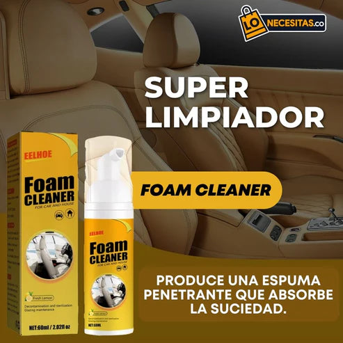 Foam Cleaner® - Limpieza profunda en segundos.