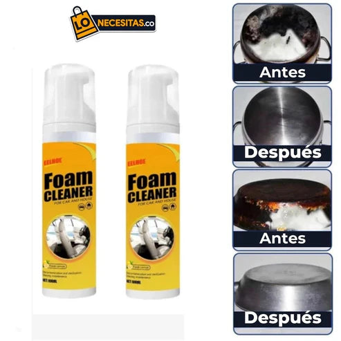 Foam Cleaner® - Limpieza profunda en segundos.