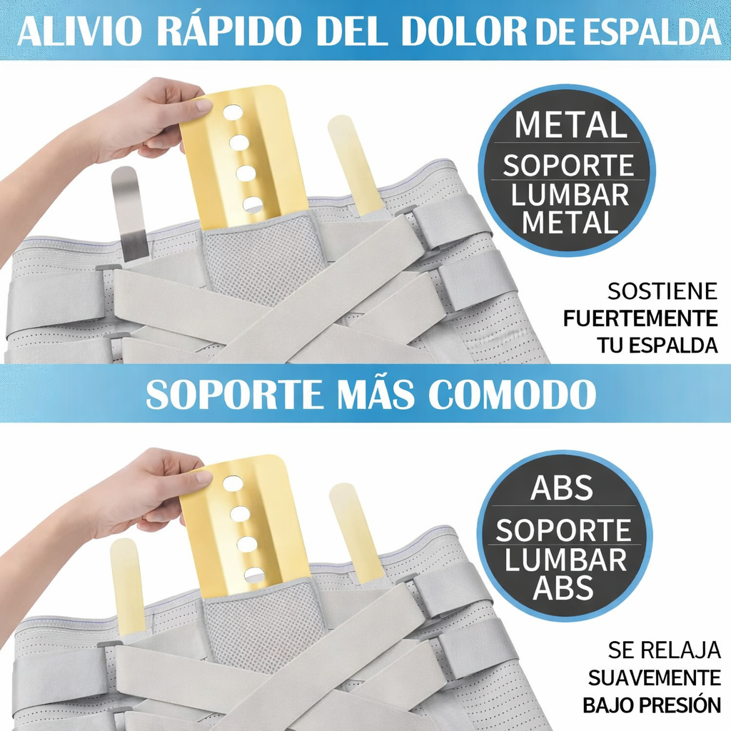 LumbarPro 360° - Faja De Soporte Lumbar Ajustable