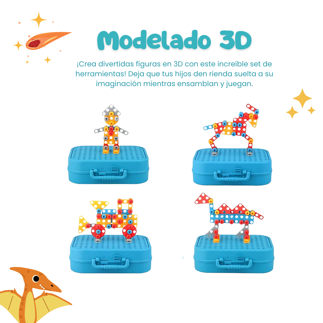 Set de aprendizaje Montessori - Tablero de aprendizaje interactivo