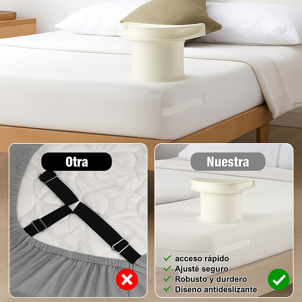 SujetaPro™ Ajuste seguro para cualquier colchón