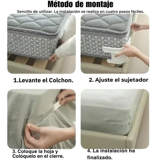 SujetaPro™ Ajuste seguro para cualquier colchón