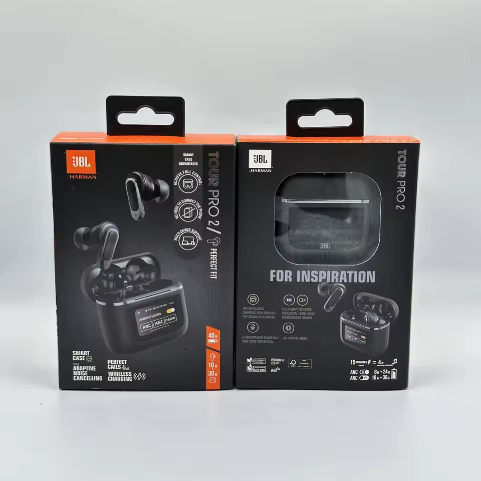 JBL Tour Pro 2 – Auriculares Inteligentes con Cancelación de Ruido y Estuche Táctil