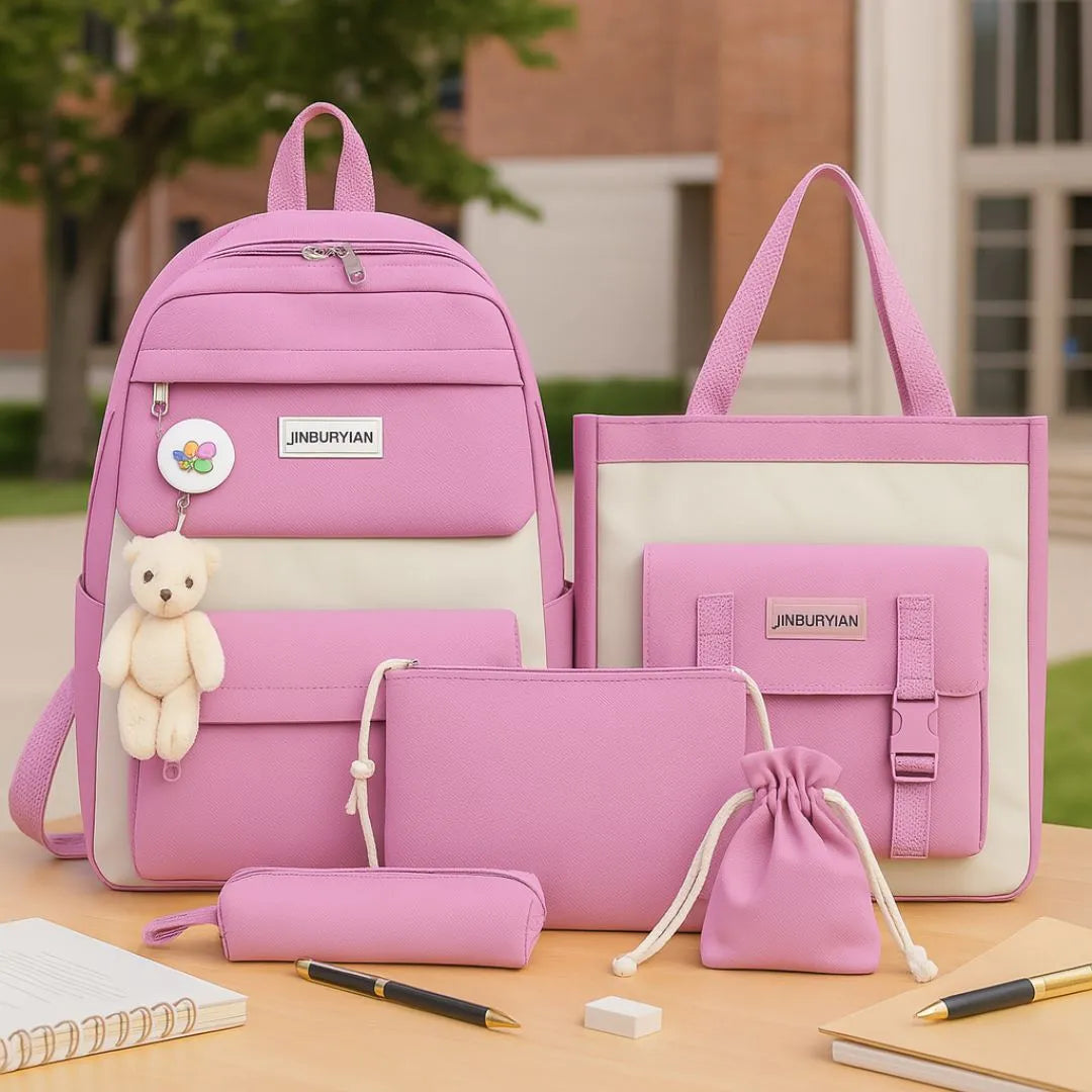 Kit de 5 Morrales Premium con Estilo Kawaii - SweetPack