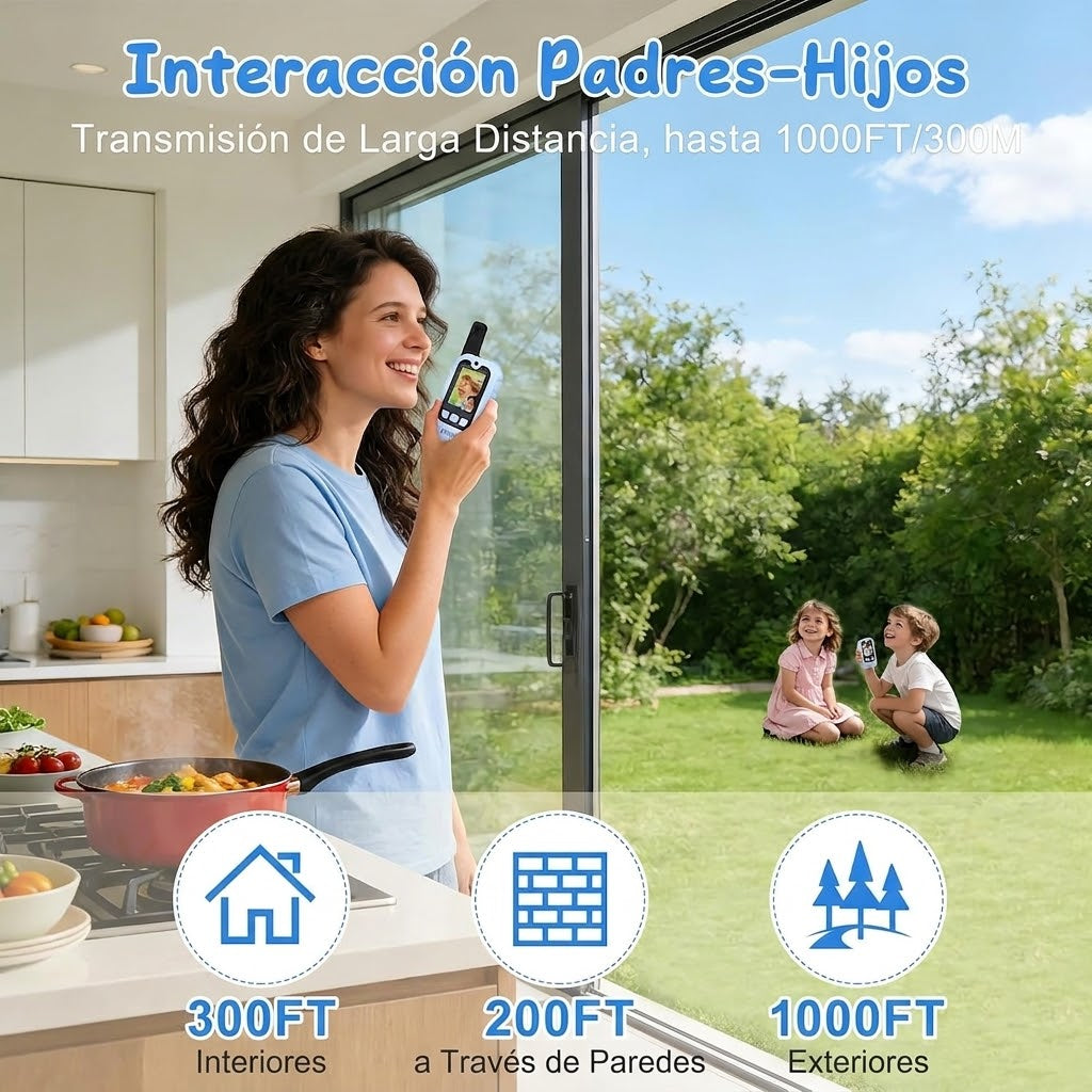 DuoCam Kids™ – Walkie Talkie con Cámara