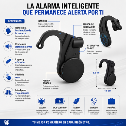 Sensor Inteligente Antisueño Para Conductores