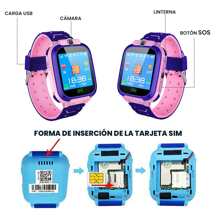 Guardian Kids - Reloj Inteligente de Seguridad para niños