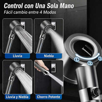 HydroSpa Premium – Cabezal Filtrador con Masaje Capilar