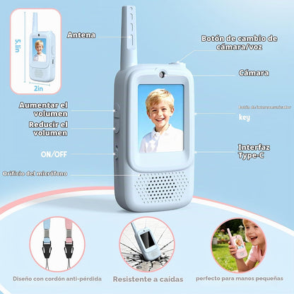 DuoCam Kids™ – Walkie Talkie con Cámara