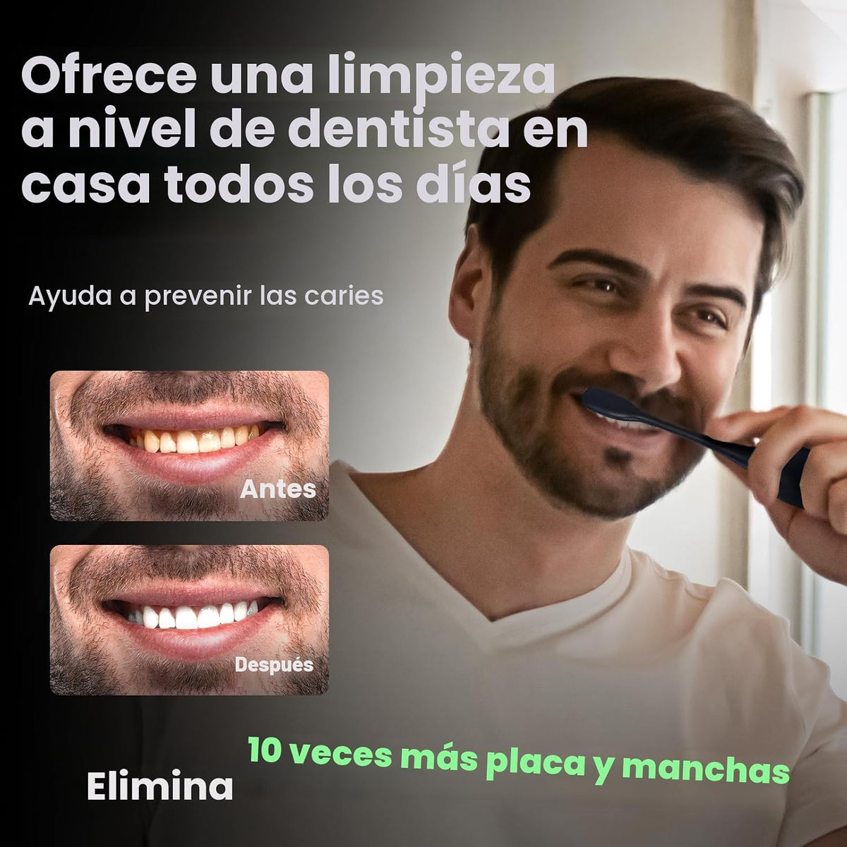 DentaSonic™ – Cepillo Dental Eléctrico Sónico
