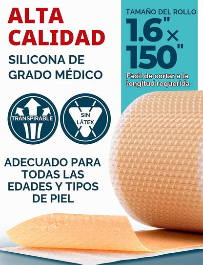 Cinta de Silicona ReparaCicatriz Pro