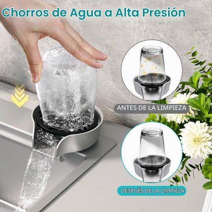 LimpiaJet Pro™ – Enjuagadora de Vasos y Botellas