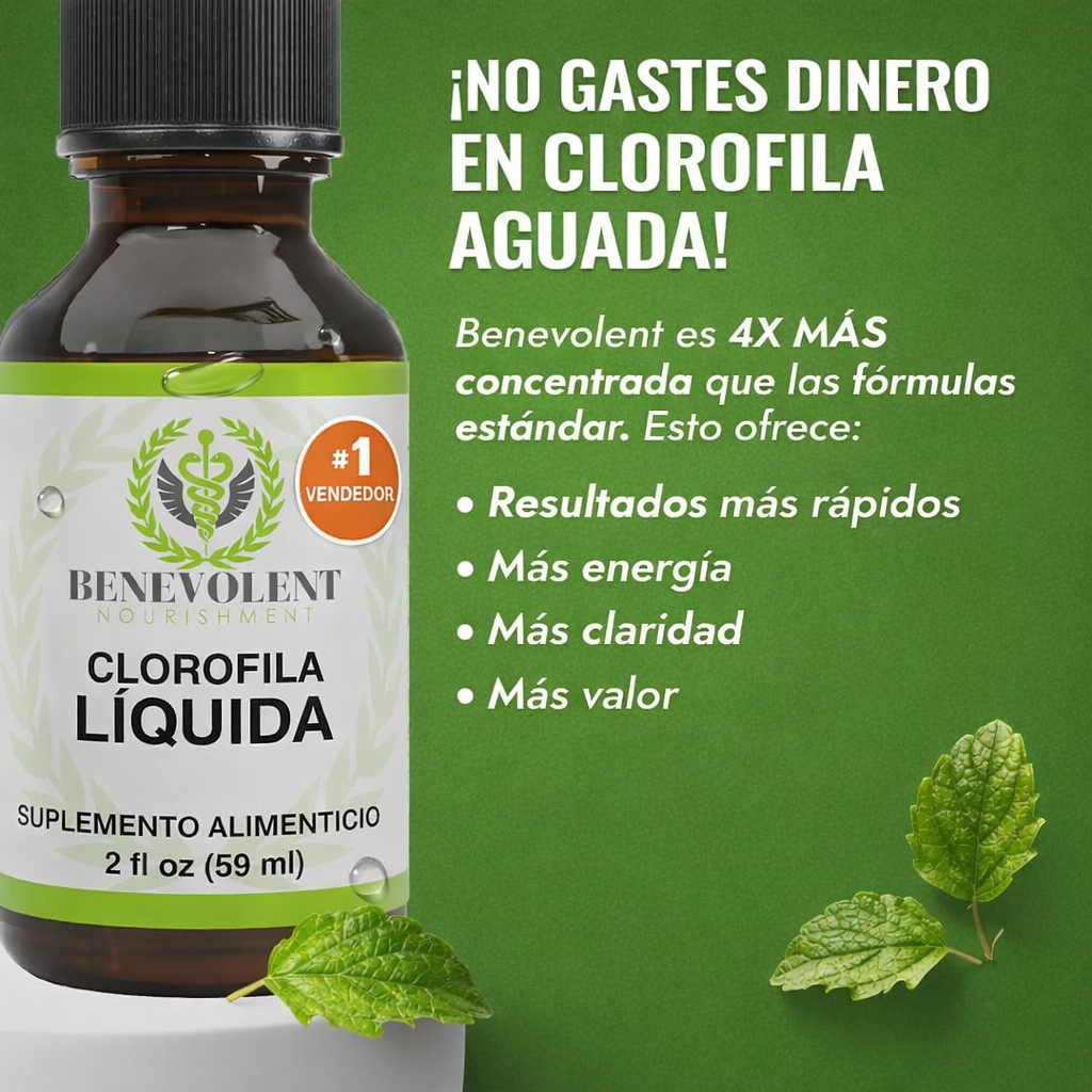 Gotas de Clorofila Energía Natural