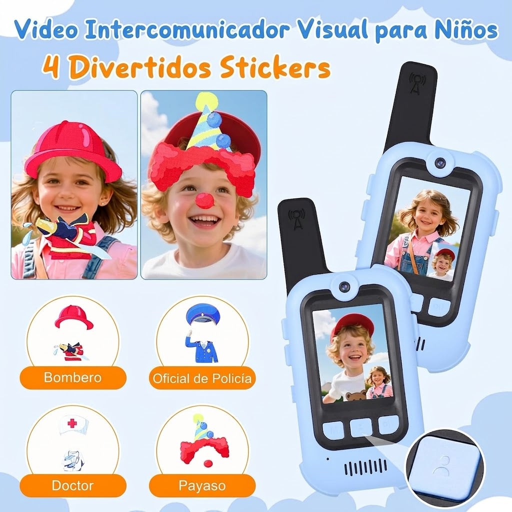 DuoCam Kids™ – Walkie Talkie con Cámara