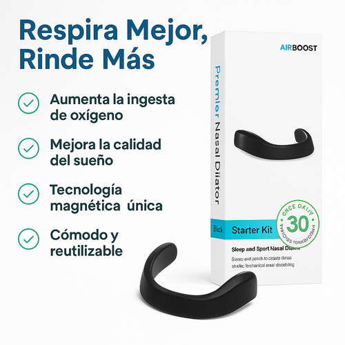 Tiras nasales AirBoots® - Respira mejor, vive mejor.