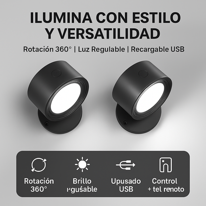 Lámpara 360 – Magnética y Recargable