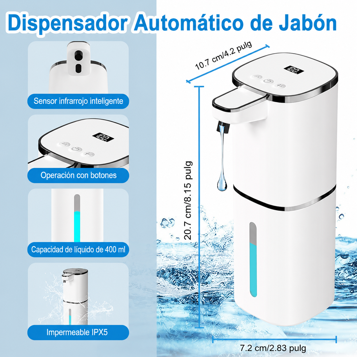Dispensador de Jabón Automático