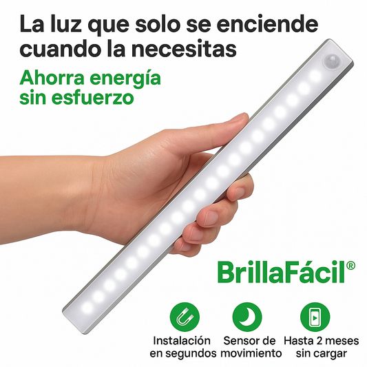 BrillaFácil® – Luz LED con Sensor, Comodidad Automática para tu Hogar