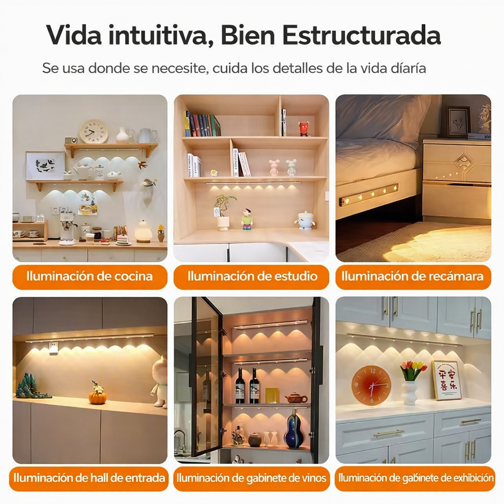 BrillaFácil® – Luz LED con Sensor, Comodidad Automática para tu Hogar
