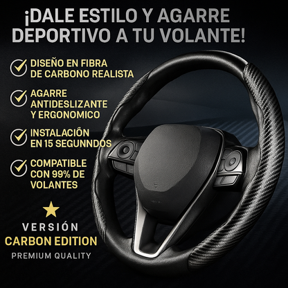 CarbonDrive™ - Fundas de Volante Premium