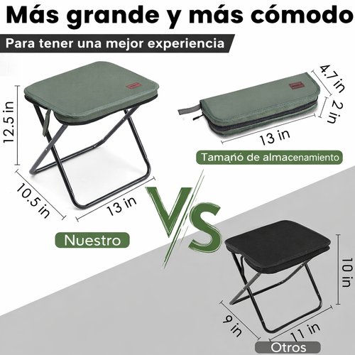 Silla Portátil Plegable Para Viajes – PocketSeat™