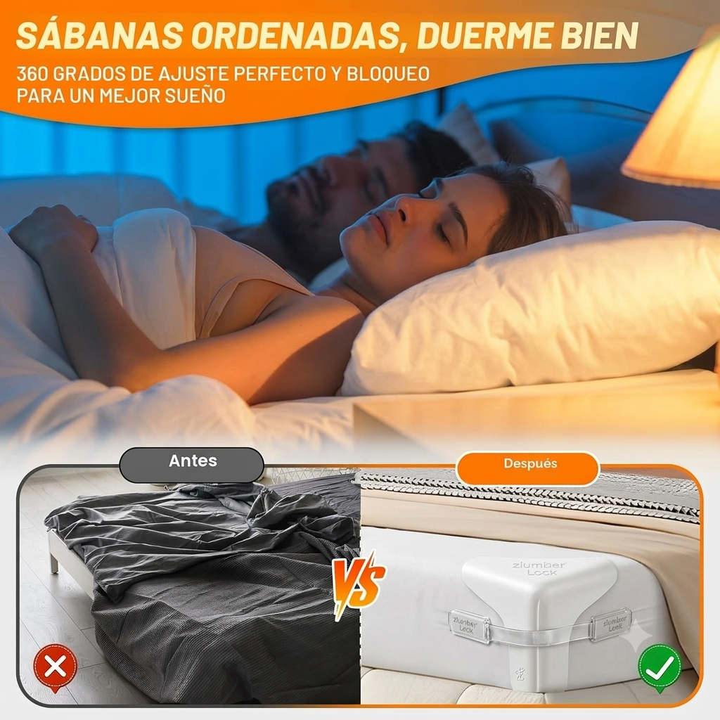 SujetaPro™  Ajuste seguro para cualquier colchón