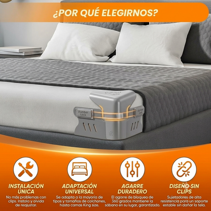 SujetaPro™  Ajuste seguro para cualquier colchón