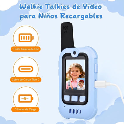 DuoCam Kids™ – Walkie Talkie con Cámara