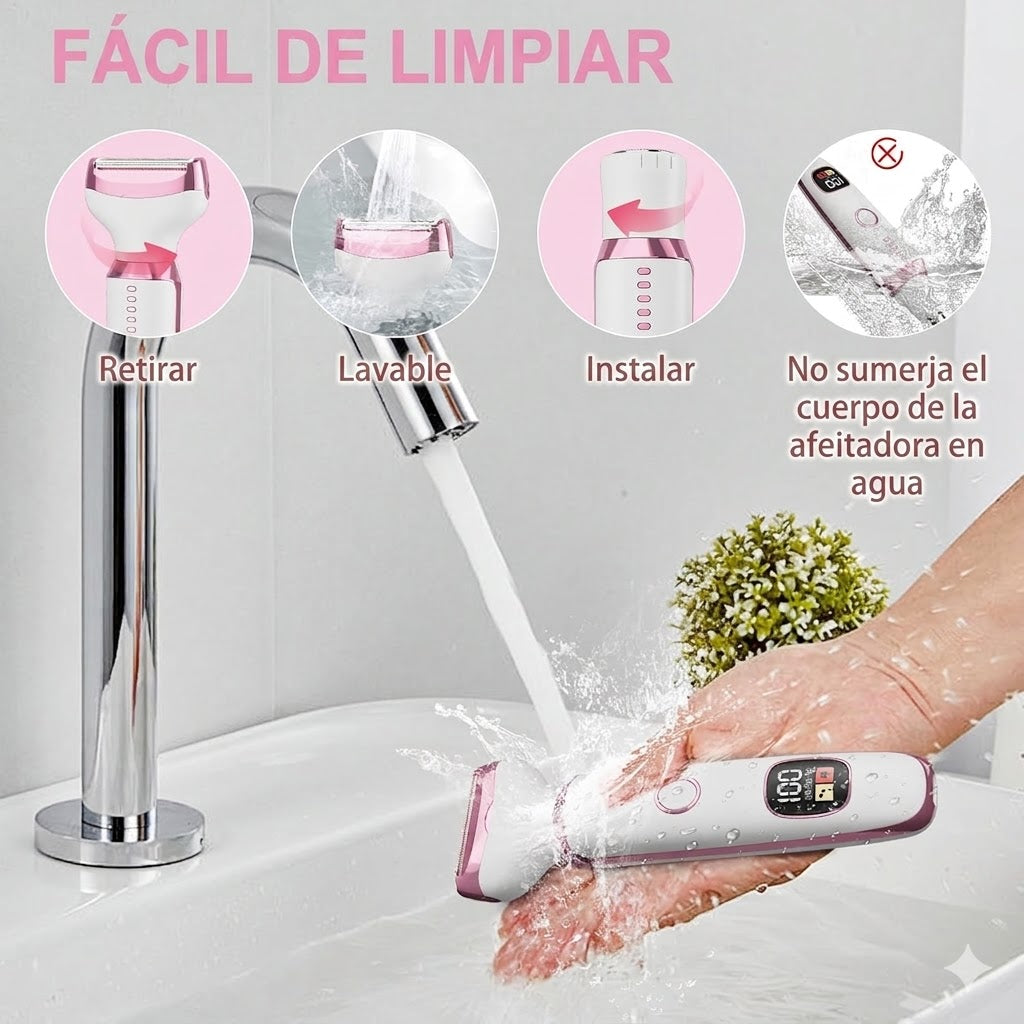Depiladora Inteligente 4 en 1