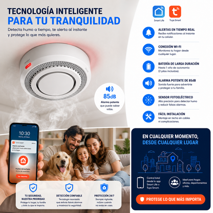 Sensor De Humo Inteligente™- FireGuard