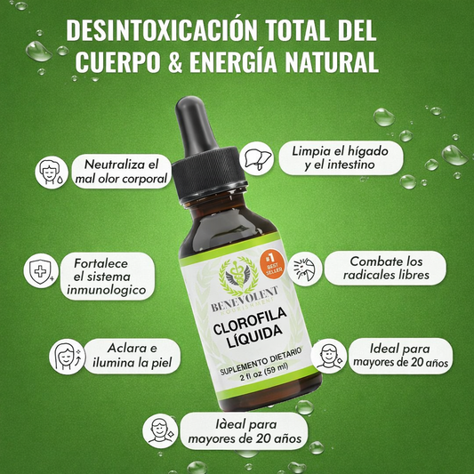 Gotas de Clorofila Energía Natural