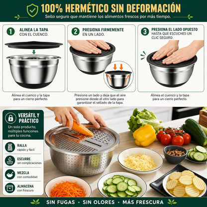 RallaFresh™ | Bowl Escurridor 9 en 1