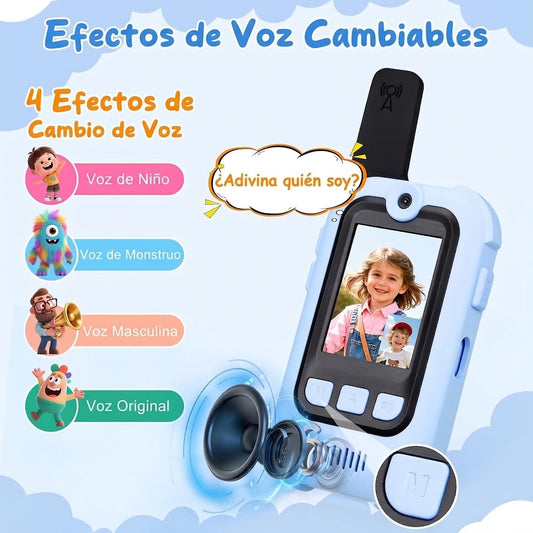 DuoCam Kids™ – Walkie Talkie con Cámara