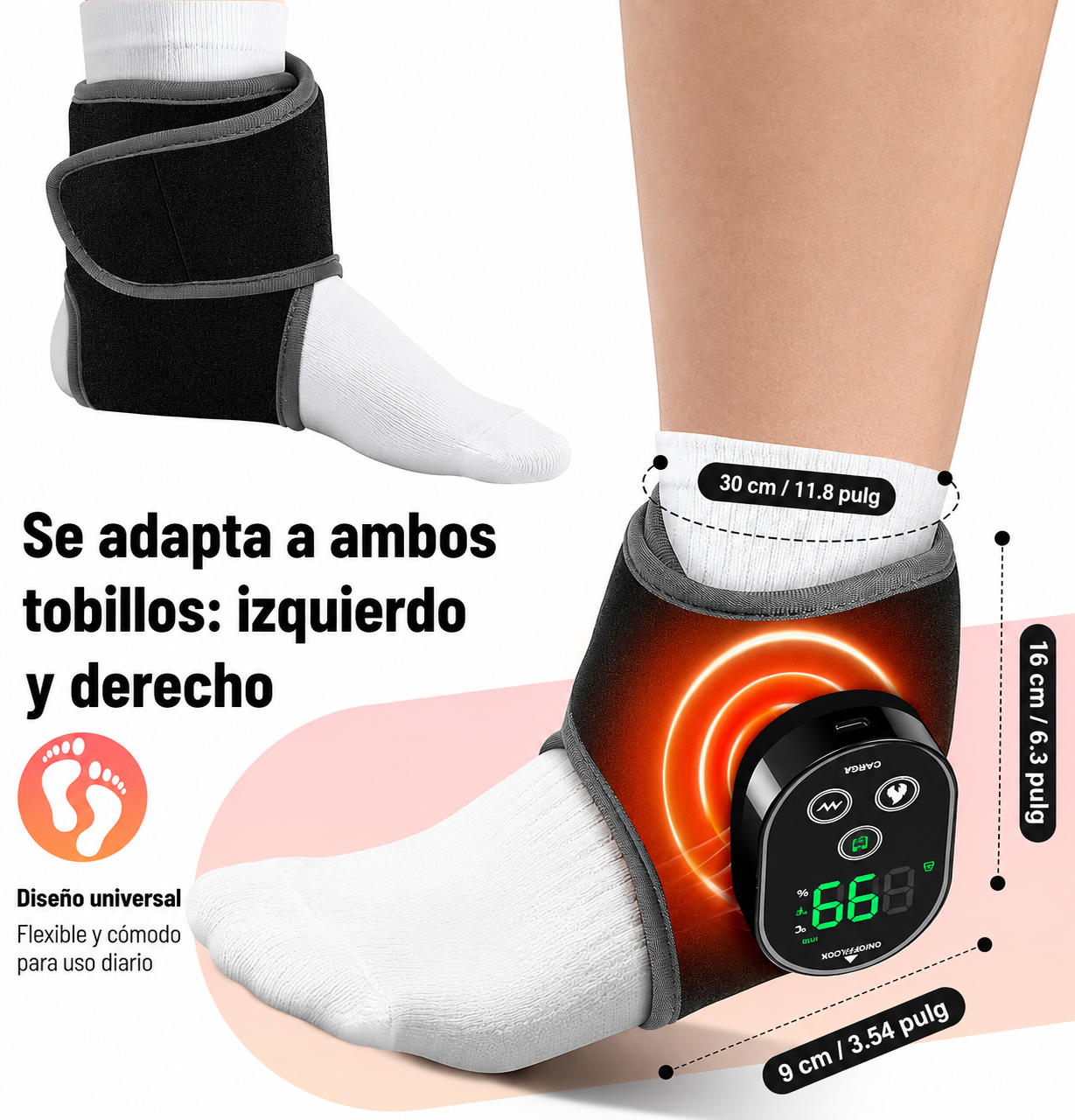 Tobillera Inteligente - Alivio Total Pro