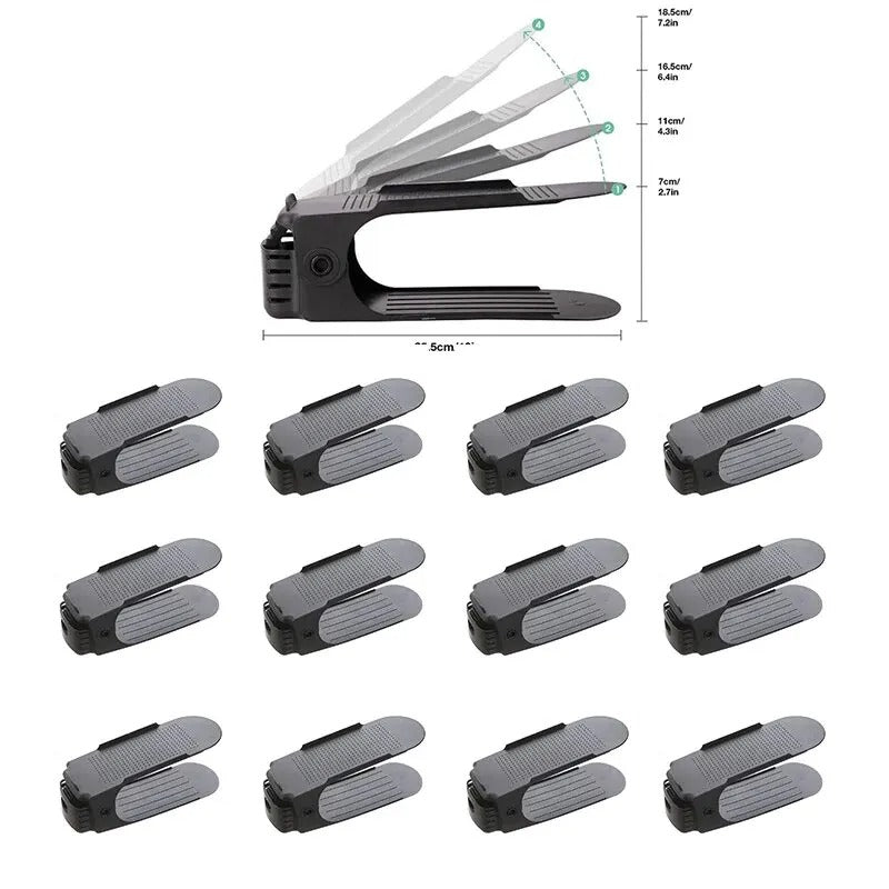 Shoebox Duo™- Organizador Vertical con Altura Ajustable para Todo Tipo de Calzado