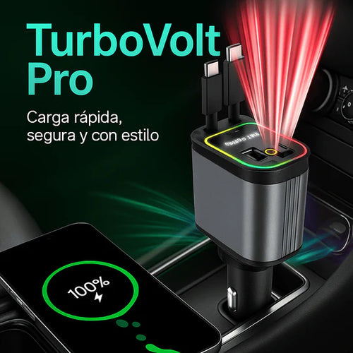 Starlight Pro™ – Cargador Retráctil de Carro 4 en 1 Con Proyector